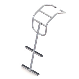 Трап дайверский ТМ 810х340 мм для надувных лодок серые ступени (040115GT, 10269449)